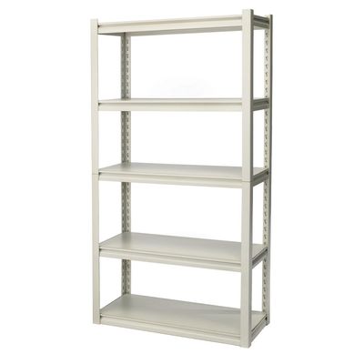 Tactix Premium 5-Shelf Rack 30x12x60 inch, White [TTX-329001]