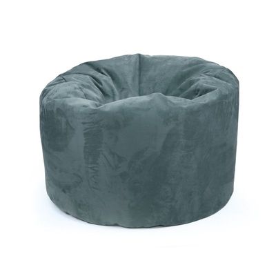 Luxe Decora Pluche Water Repellent Suede Bean Bag With Filling (Compact) - Midnight Blue