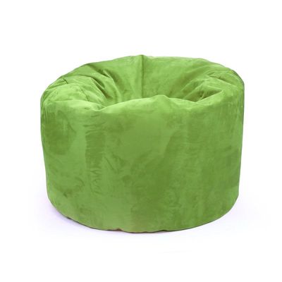 Luxe Decora Pluche Water Repellent Suede Bean Bag With Filling (Compact) - Pastel Green