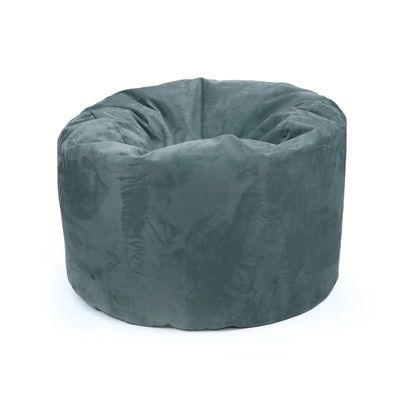 Luxe Decora Pluche Water Repellent Suede Bean Bag With Filling (Large) - Midnight Blue