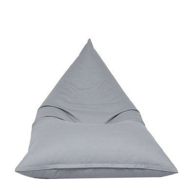Luxe Decora Outdoor/Indoor Sack Bag Lounge Water Repellent Bean Bag (S) - Light Grey