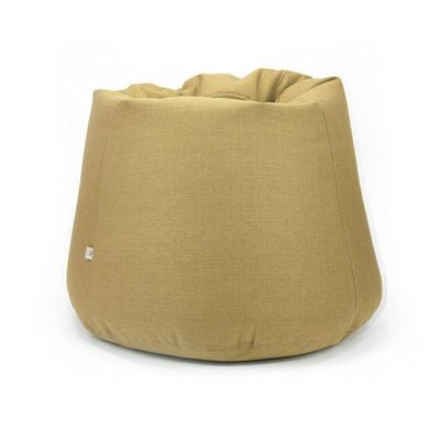 Luxe Decora Fabric Bean Bag With Filling (M) - Beige