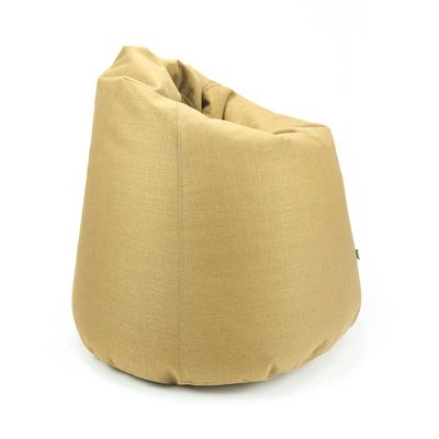 Luxe Decora Fabric Bean Bag With Filling (M) - Beige