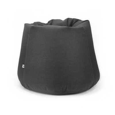 Luxe Decora Fabric Bean Bag With Filling (M) - Black