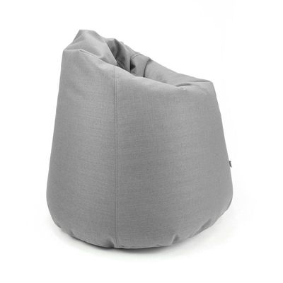 Luxe Decora Fabric Bean Bag With Filling (M) - Grey