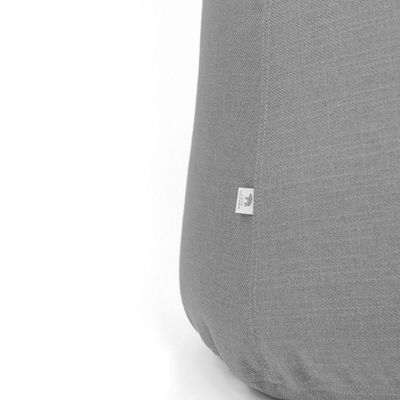 Luxe Decora Fabric Bean Bag With Filling (M) - Grey