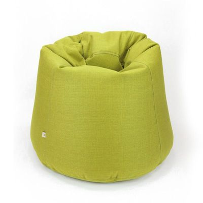 Luxe Decora Fabric Bean Bag With Filling (M) - Light Green
