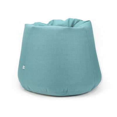 Luxe Decora Fabric Bean Bag With Filling (M) - Sky Blue