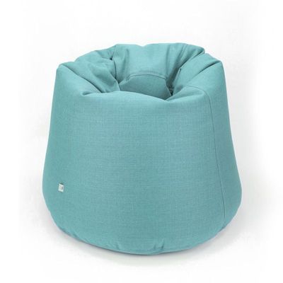 Luxe Decora Fabric Bean Bag With Filling (M) - Sky Blue