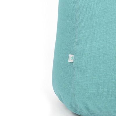 Luxe Decora Fabric Bean Bag With Filling (M) - Sky Blue