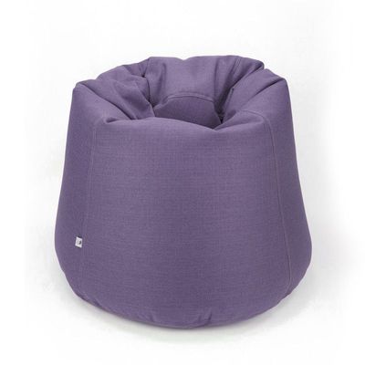 Luxe Decora Fabric Bean Bag With Filling (M) - Violet