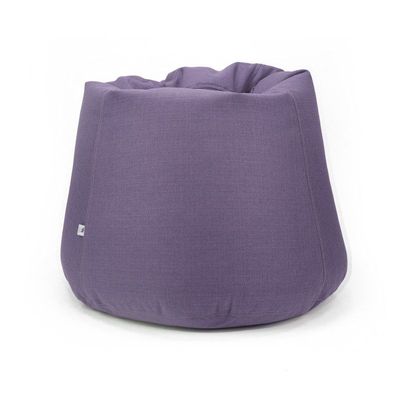 Luxe Decora Fabric Bean Bag With Filling (M) - Violet