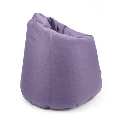 Luxe Decora Fabric Bean Bag With Filling (M) - Violet