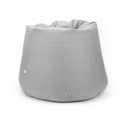 Luxe Decora Fabric Bean Bag With Filling (M) - White