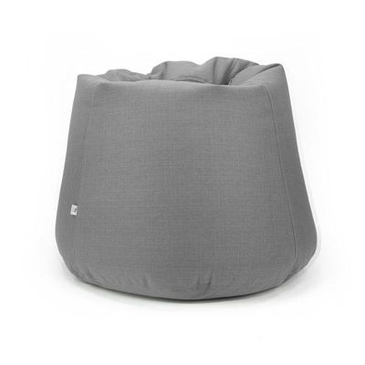 Luxe Decora Fabric Bean Bag With Filling (L) - Grey