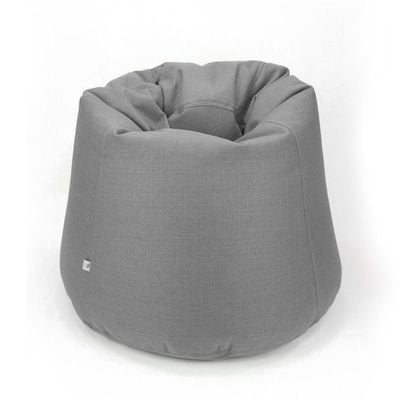 Luxe Decora Fabric Bean Bag With Filling (L) - Grey
