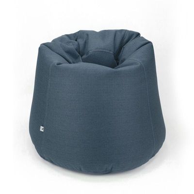 Luxe Decora Fabric Bean Bag With Filling (L) - Shady Blue