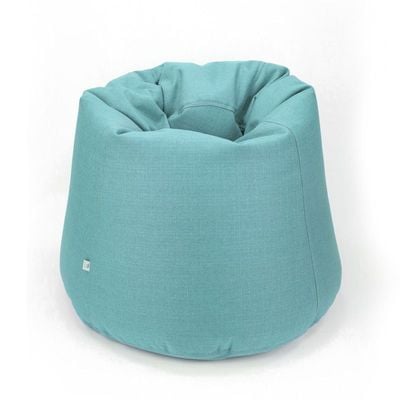 Luxe Decora Fabric Bean Bag With Filling (L) - Sky Blue