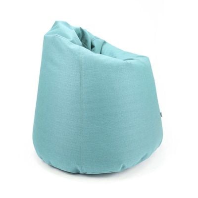 Luxe Decora Fabric Bean Bag With Filling (L) - Sky Blue