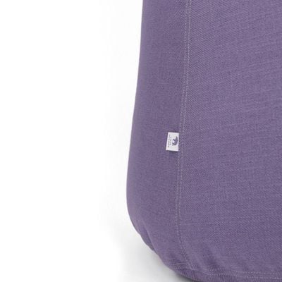 Luxe Decora Fabric Bean Bag With Filling (L) - Violet