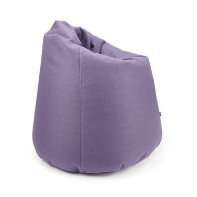 Luxe Decora Fabric Bean Bag With Filling (L) - Violet