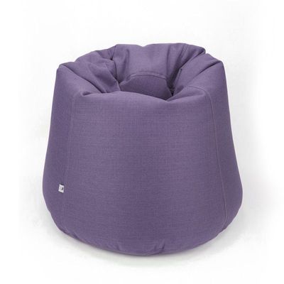 Luxe Decora Fabric Bean Bag With Filling (L) - Violet