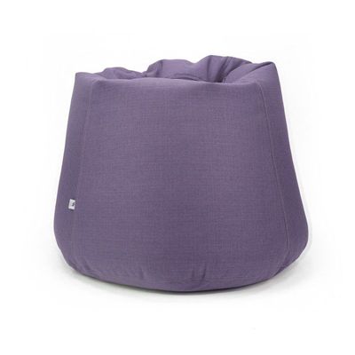 Luxe Decora Fabric Bean Bag With Filling (XL) - Violet