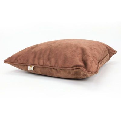 Luxe Decora Besya - Water Repellent Suede Cushion 45X45 Cm With Removable Cover - Baby Pink