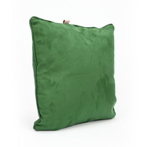 Luxe Decora Besya - Water Repellent Suede Cushion 45X45 Cm With Removable Cover - Hunter Green