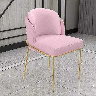 Angela Modern Luxury Velvet Dining Chair - Pink