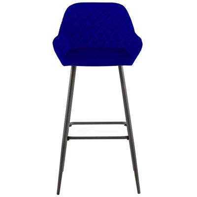 Angela Modern High Pub Stool - Blue