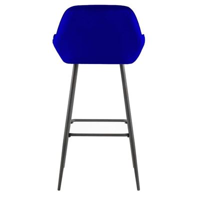 Angela Modern High Pub Stool - Blue