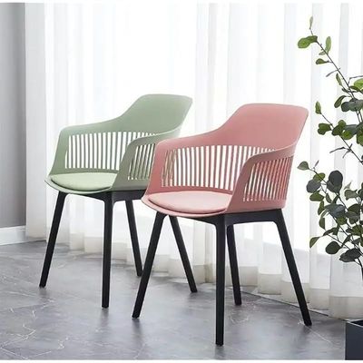 Angela Plastic Chairs With Strong Plastic Polypropylene Frame - Grey
