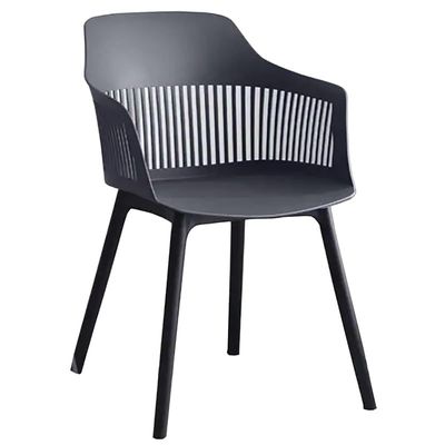 Angela Plastic Chairs With Strong Plastic Polypropylene Frame - Grey