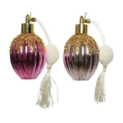 Kaemingk Christmas Tree Decoration Plastic Perfume Bottle