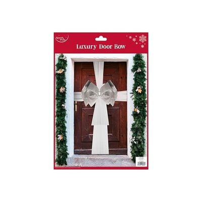 Eurowrap Large Door Bow - Silver