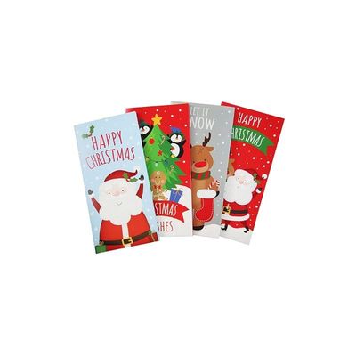 Party Bag World Cute Christmas Money Wallet 4Pk