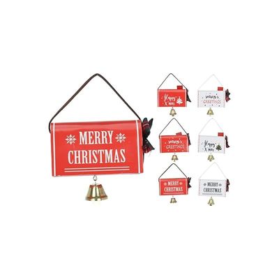 Peraga Garden 1 Hanging Mailbox 10.5Cm Color Christmas