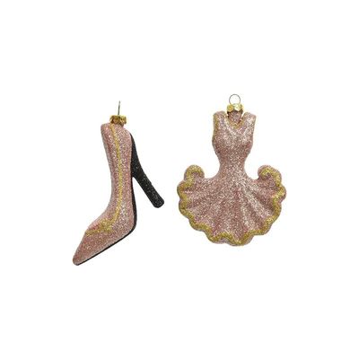 Christmas Figure Shatterproof Dress Shoe Blush Pink