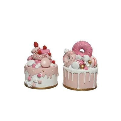 Christmas Cake Pink 13.5Cm