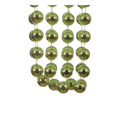 Christmas Bead Garland Xxl Plastic Mistletoe - Green