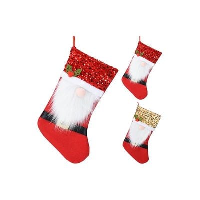 Christmas Stocking With Gnome