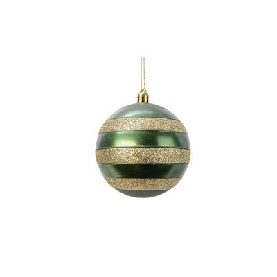 Christmas Bauble Shatterproof Shiny Matt - Pine Green