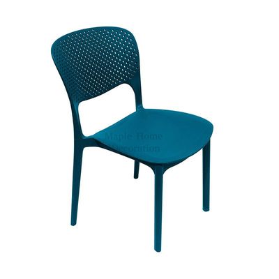 Stackable Plastic Dining Chairs Molded Side Chair Modern Kitchen Dining Room Indoor Outdoor Furniture