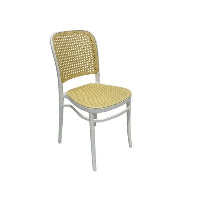 Stackable Plastic Dining Chairs Molded Side Chair Modern Kitchen Dining Room Indoor Outdoor Furniture