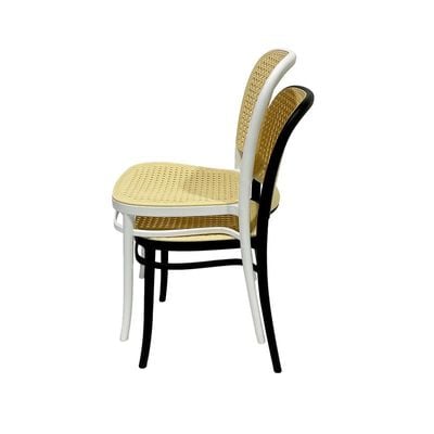 Stackable Plastic Dining Chairs Molded Side Chair Modern Kitchen Dining Room Indoor Outdoor Furniture