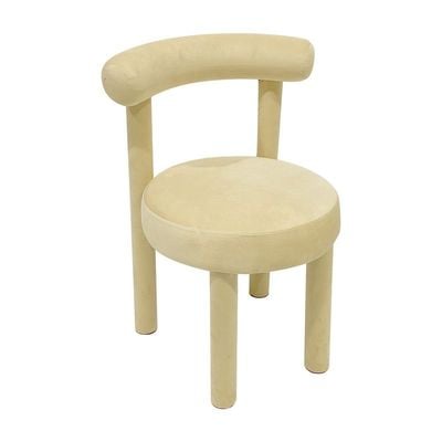 Modern Velvet Dining Chair Armless Elegant chic Cushion Comfort Kitchen Living Furniture