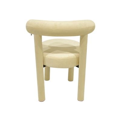 Modern Velvet Dining Chair Armless Elegant chic Cushion Comfort Kitchen Living Furniture