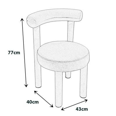 Modern Velvet Dining Chair Armless Elegant chic Cushion Comfort Kitchen Living Furniture