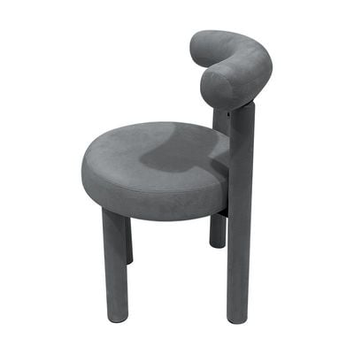 Modern Velvet Dining Chair Armless Elegant chic Cushion Comfort Kitchen Living Furniture